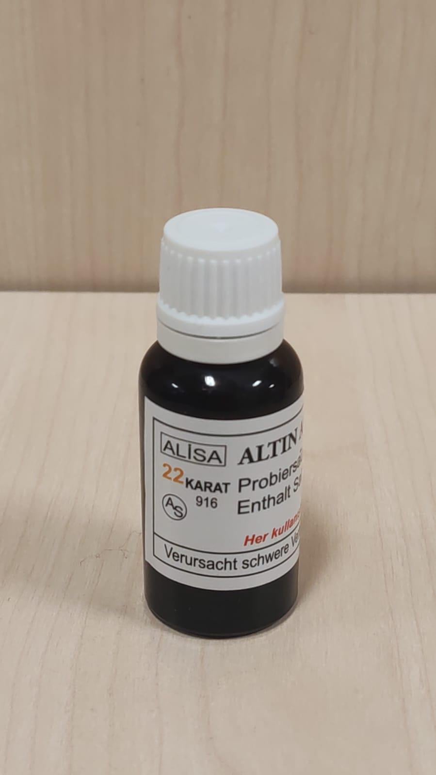 22K TÜRK ÜRETİMİ ALTIN AYAR SUYU, 22K ORGİNAL TÜRK ÜRETİMİ AYAR SUYU, 22K GOLD TESTING ACID, 22K ORGINAL TURKISH GOLD TESTING