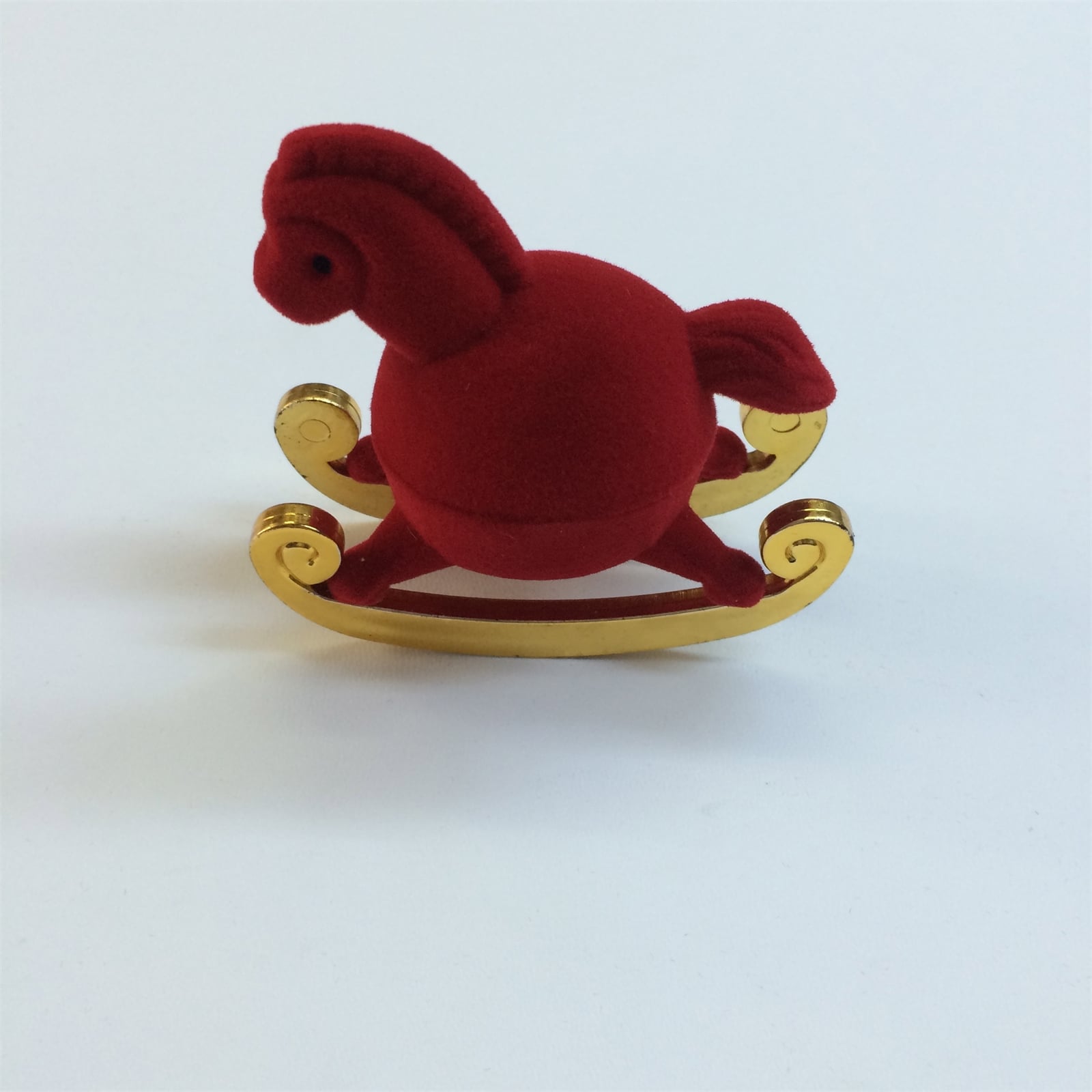 KADİFE AT YÜZÜK KUTUSU, VELVET HORSE JEWELRY RING BOX , SUEDE HORSE JEWELRY RING BOX