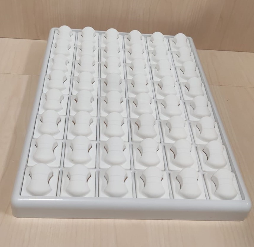48'Lİ PLASTİK YÜZÜK TABLASI , 48 PCS PLASTIC RING TRAY FOR JEWELRY  