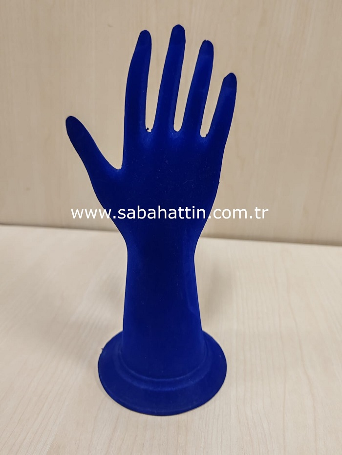 50 ADET KADİFE EL TOPTAN, FLOK EL , VELVET HAND, FLOCKED HAND FOR JEWELRY WHOLESALE