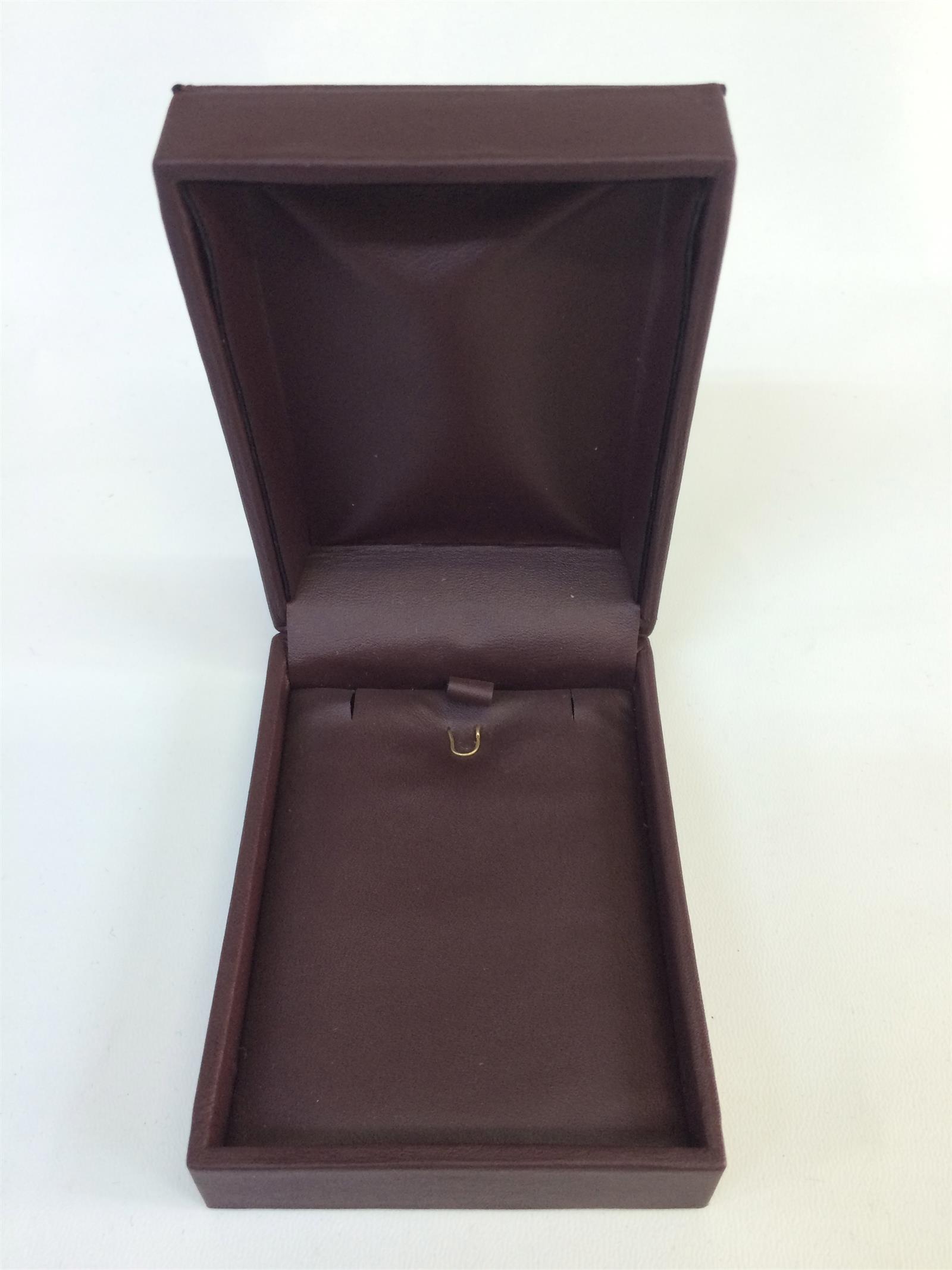 DERİ KOLYE KUTUSU, DERİ PANDANTIF KUTUSU, KOLYE KUTUSU, DERİ MÜCEVHER KUTUSU, LEATHER NECKLACE BOX, PENDANT BOX FOR JEWELRY