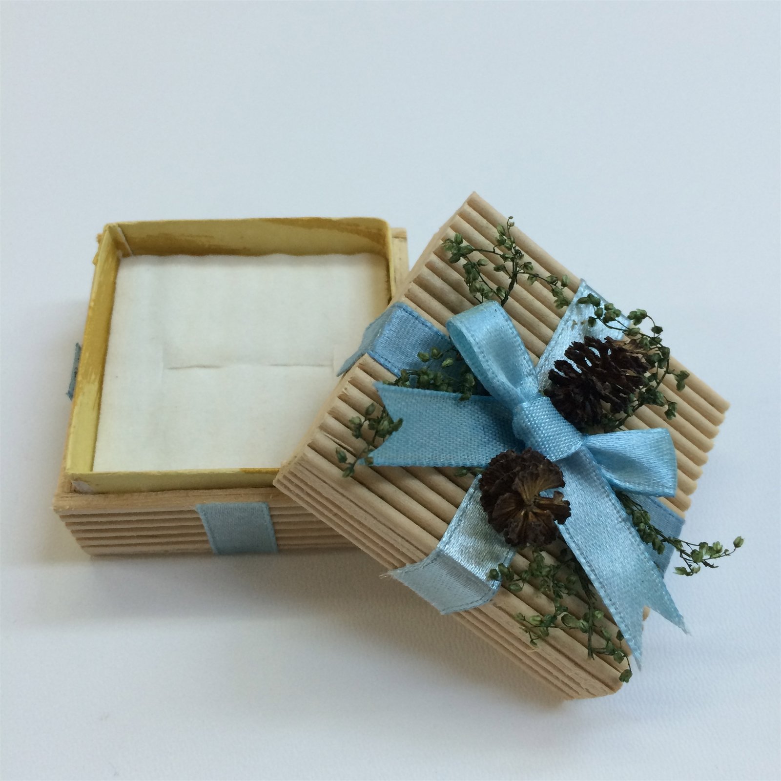 DOĞAL KİBRİT YÜZÜK KUTUSU , NATURAL MATCHES RING BOX 