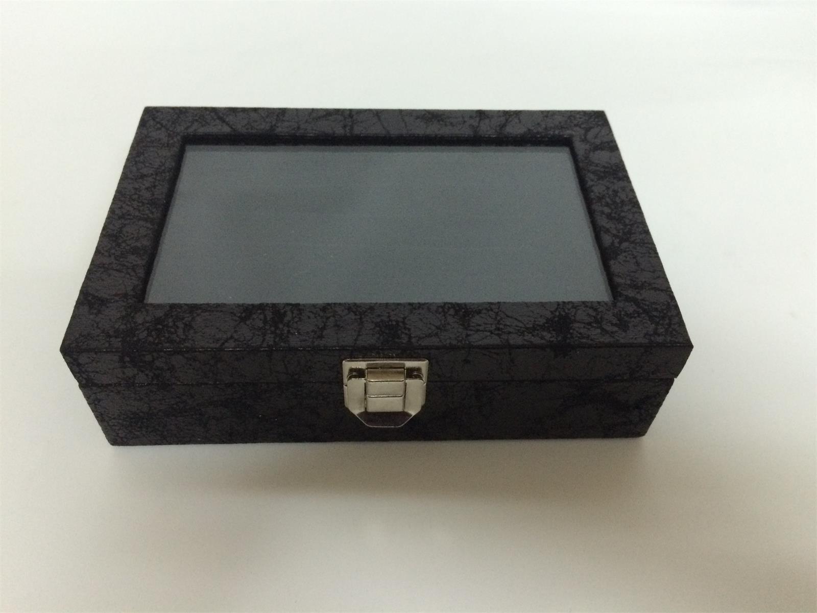 YÜZÜK KUTUSU CAMLI ÇOKLU , RING BOX  FOR MANY RING WITH WINDOW