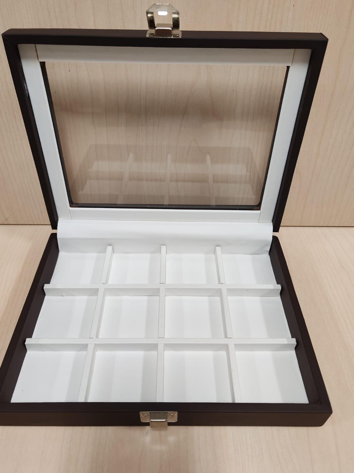 BÖLMELİ CAMLI KUTU , COMPARTMENT BOX WITH WINDOW