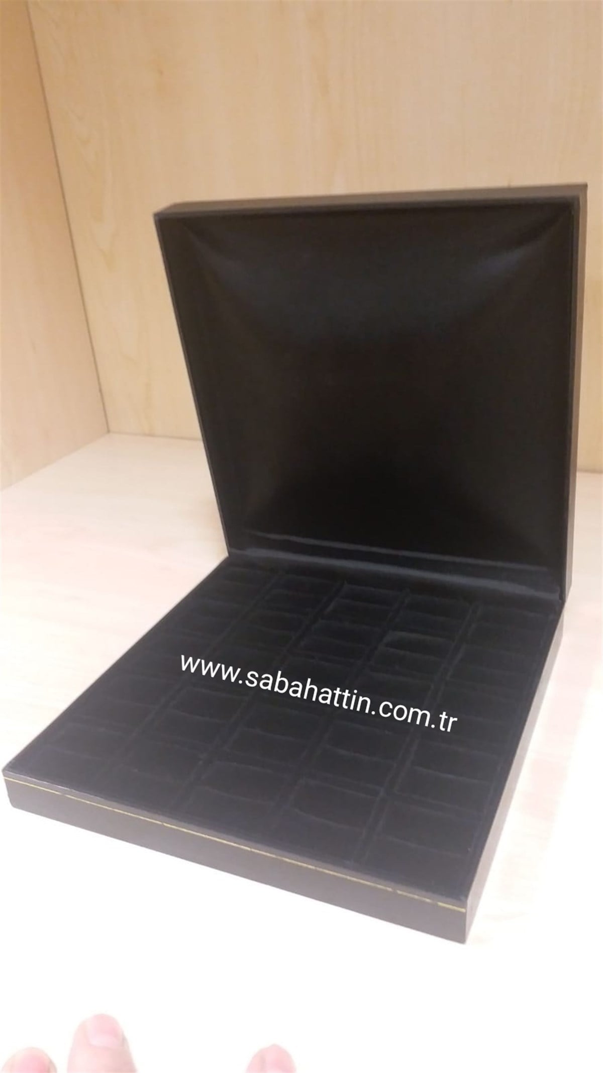 CAMSIZ YÜZÜK KUTUSU, RING BOX 