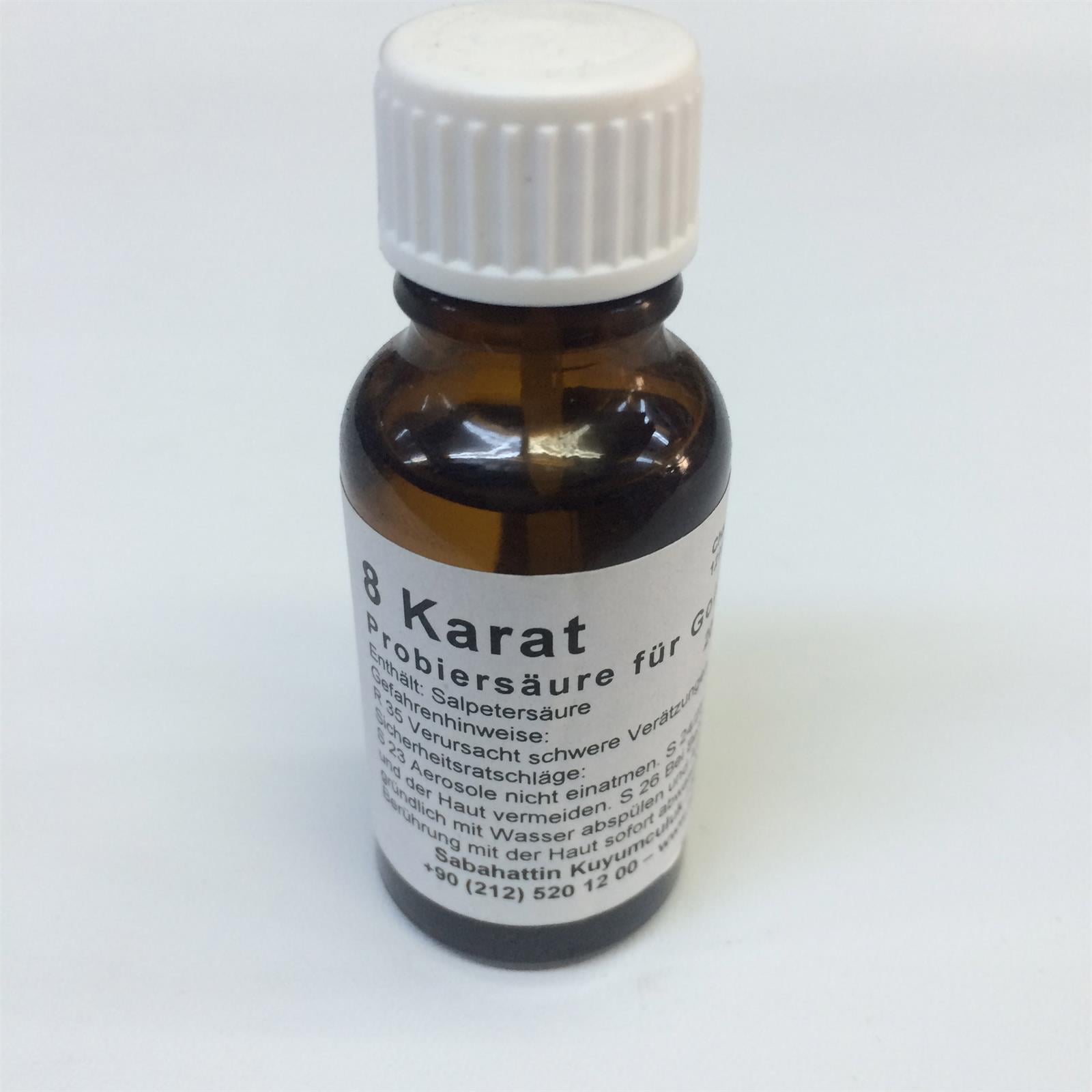 8K ALMAN ALTIN AYAR SUYU, 8K ORGİNAL ALMAN AYAR SUYU, 8K GOLD TESTING ACID, 8K ORGINAL GERMANY GOLD TESTING