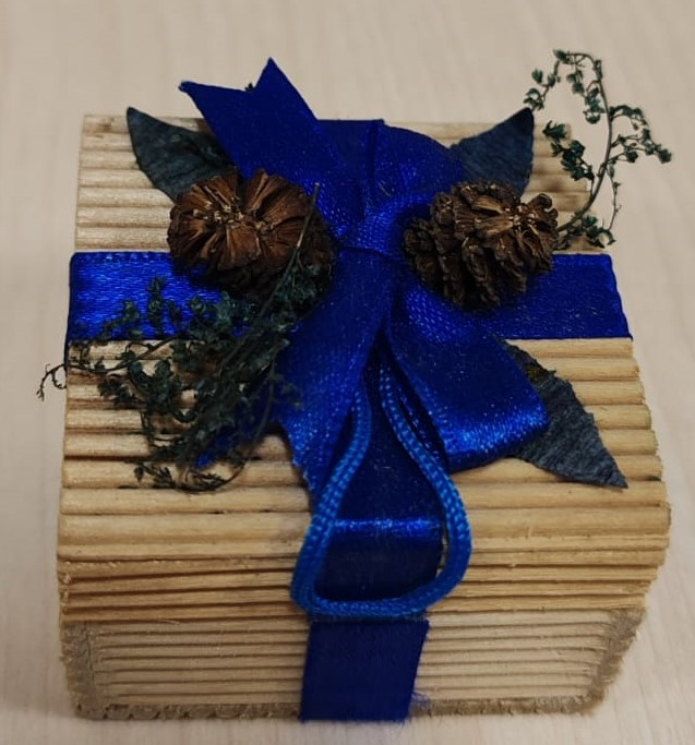 DOĞAL KİBRİT YÜZÜK KUTUSU , NATURAL MATCHES RING BOX