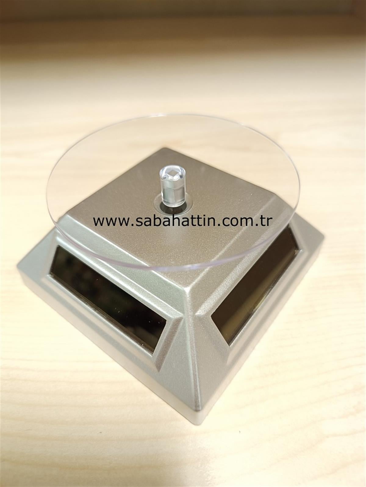 DÖNEN STAND GÜNEŞ ENERJİLİ SOLAR STAND 360° , TURNTABLE WITH SOLAR FOR JEWELRY