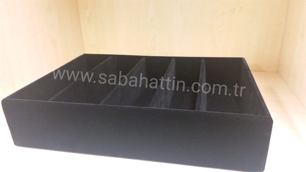 KADİFE & SÜET - BÖLMELİ TABLA &  VELVET - SUEDE  DIVISIONED TRAY 