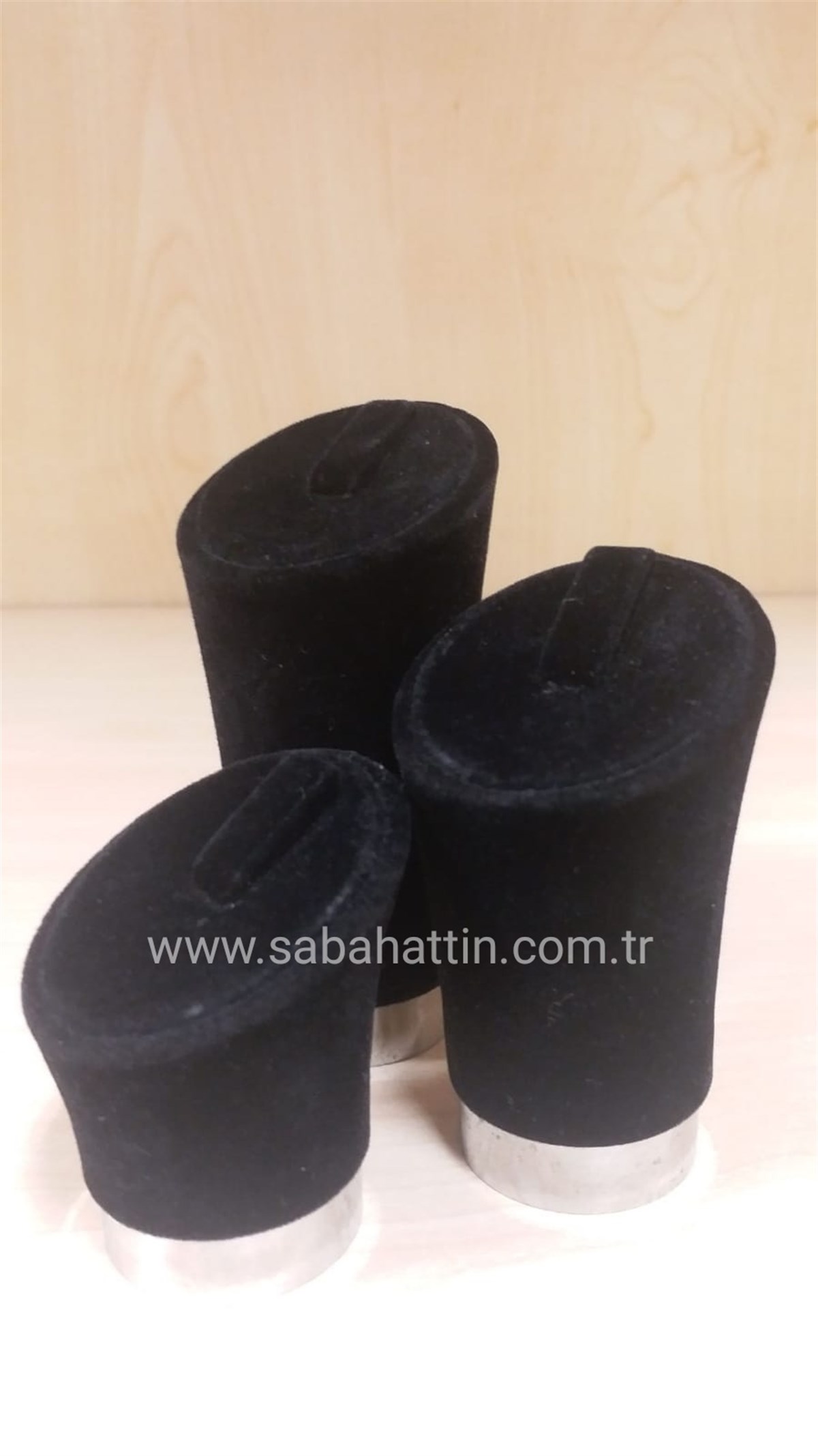 KADİFE & SÜET 3'LÜ SET YÜZÜKLÜK, VELVET & SUEDE RING JEWELRY DISPLAY 3 PIECE