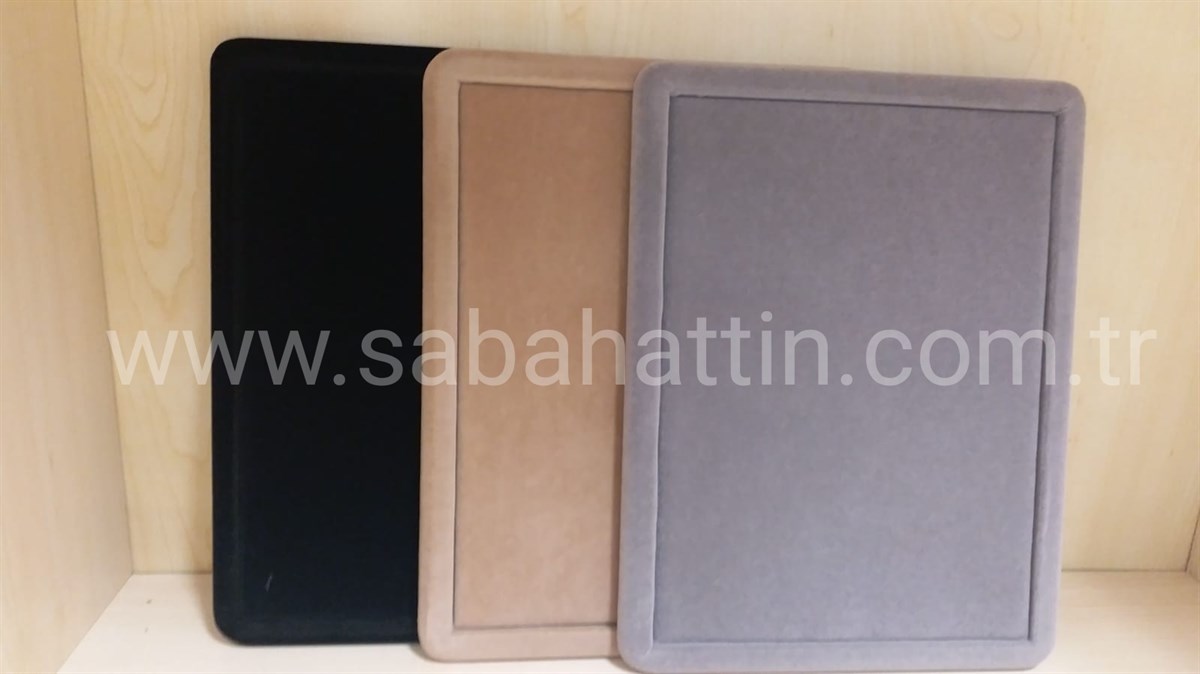 KADİFE & SÜET DÜZ - SERVİS TABLASI -  JEWELRY EMPTY TRAY, JEWELRY SERVICE TRAY 