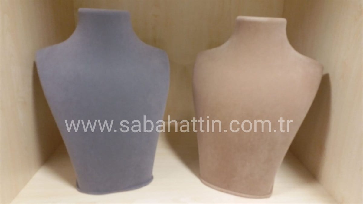 KADİFE & SÜET KOLYELİK - MANKEN - VELVET SUEDE NECKLACE STAND 