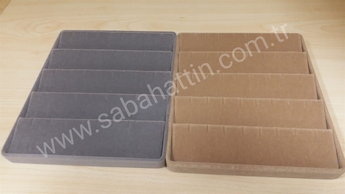KADİFE & SÜET KÜÇÜK KÜPE TABLASI - VELVET & SUEDE SMALL JEWELRY EARING TRAY 