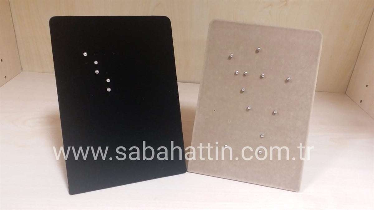 KADİFE & SÜET KÜPELİK STANDI , VELVET & SUEDE JEWELRY EARING STAND 