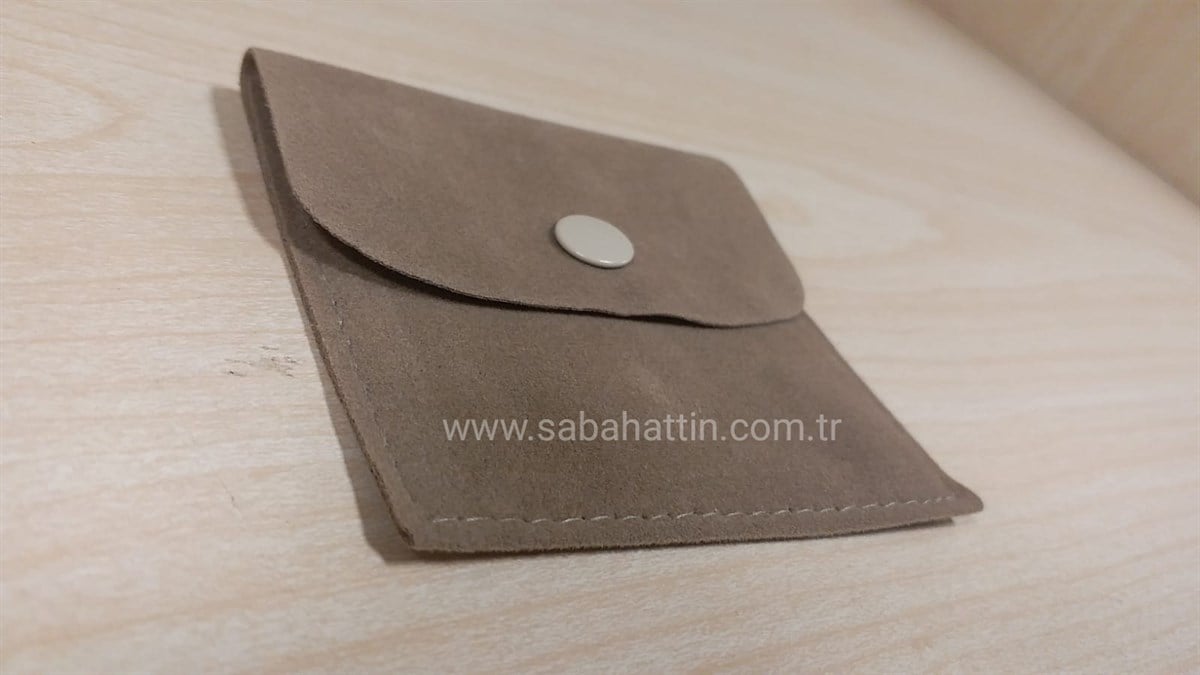 KADİFE ÇITÇITLI KUYUMCU KESESİ, VELVET JEWELRY POUCH , SUEDE JEWELRY POUCH