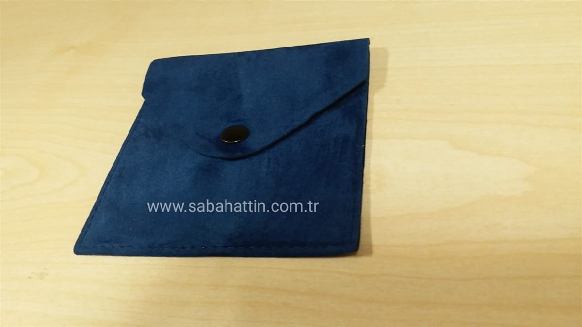 KADİFE ÇITÇITLI KUYUMCU KESESİ, VELVET JEWELRY POUCH , SUEDE JEWELRY POUCH