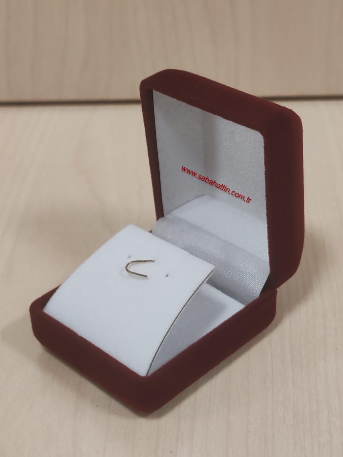 KADİFE KÜPE KUTUSU & KOLYE UCU KUTUSU, VELVET EARING BOX, VELVET PENDANT BOX