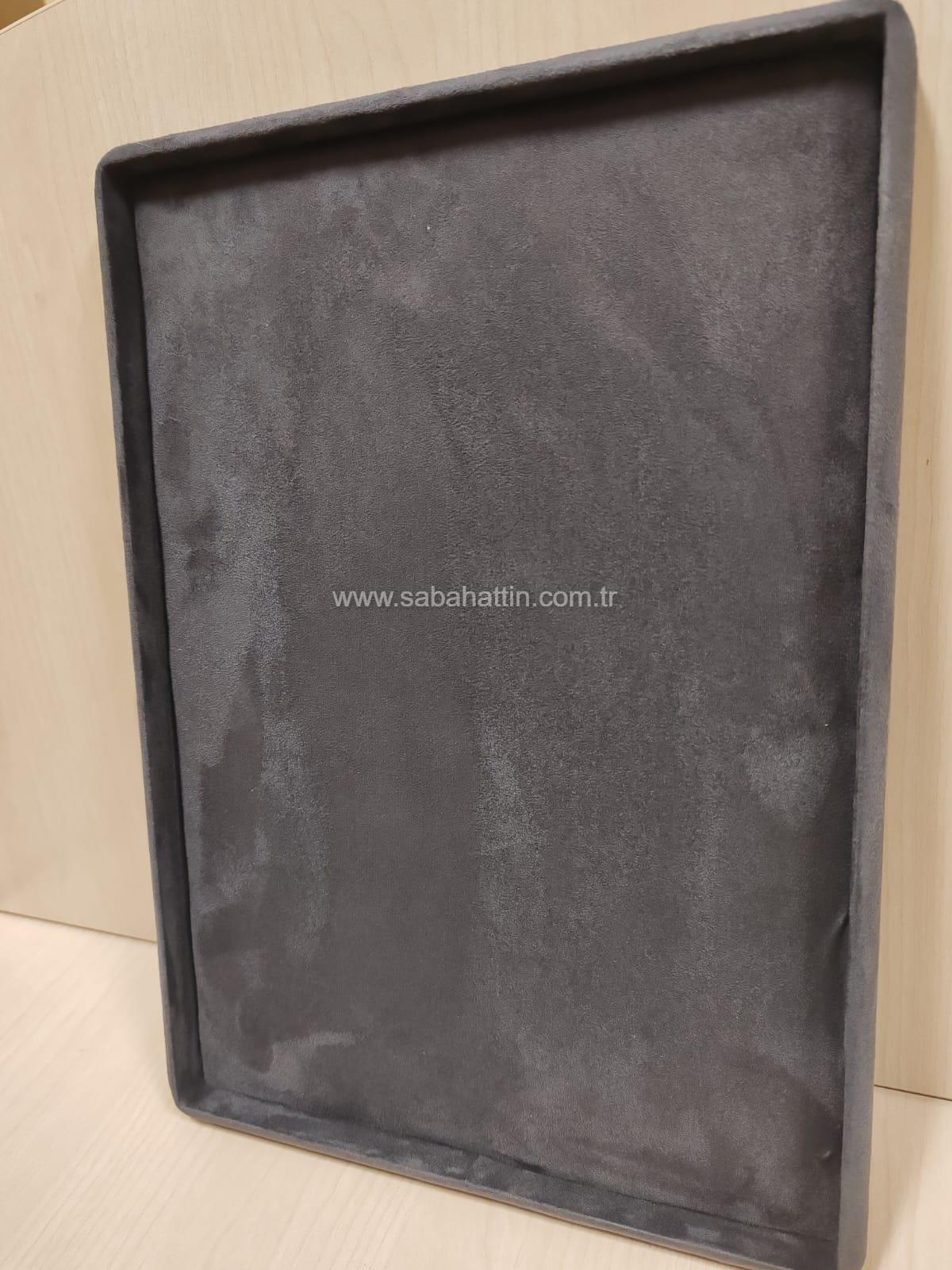 KADİFE & SÜET  DÜZ - SERVİS TABLASI, VELVET & SUEDE JEWELRY  SERVICE TRAY