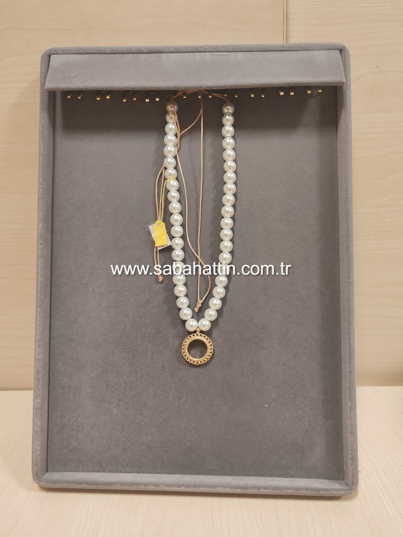 KADİFE & SÜET - ZİNCİR TABLASI & VELVET & SUEDE CHAIN TRAY