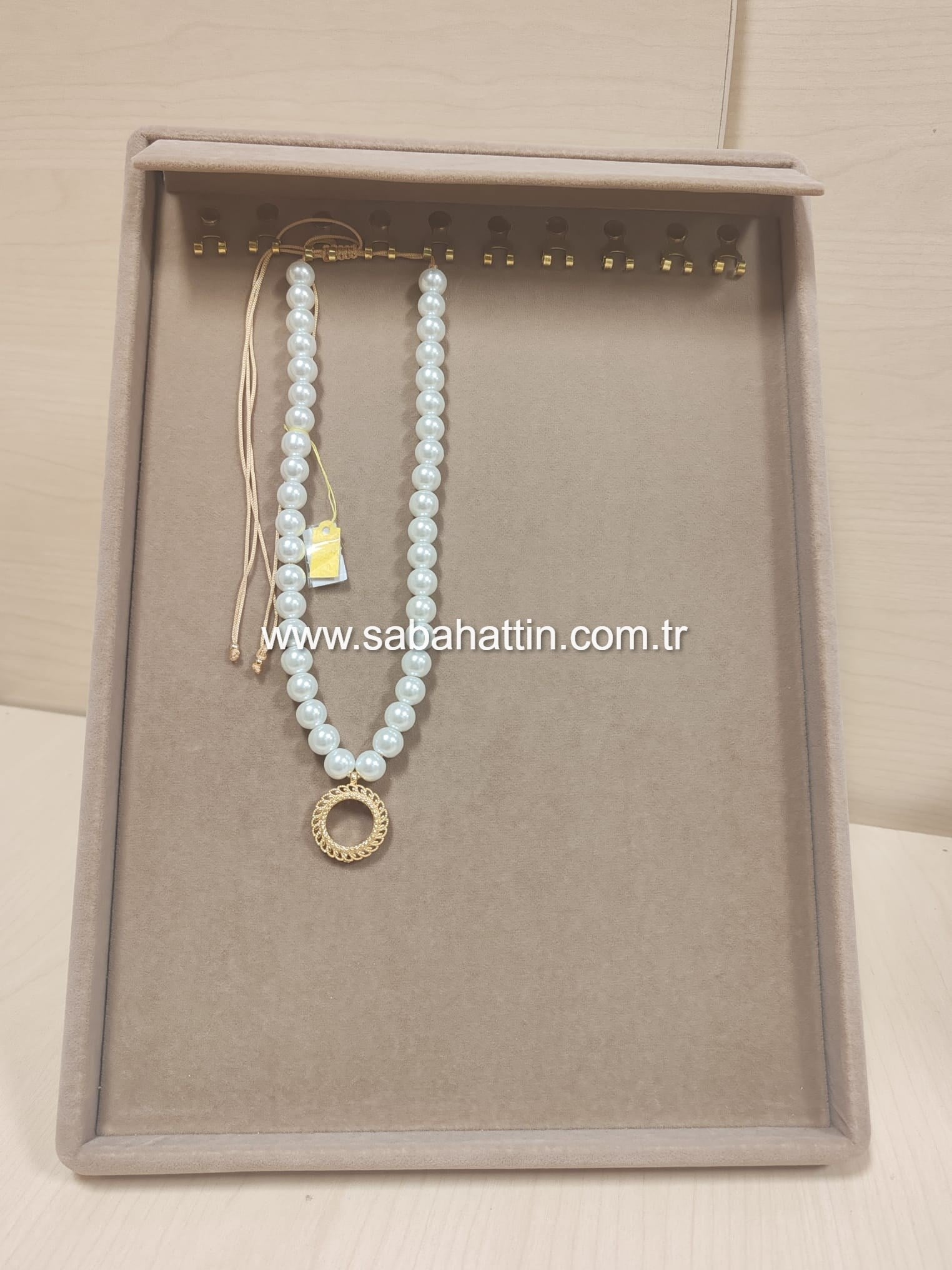 KADİFE & SÜET - ZİNCİR TABLASI & VELVET & SUEDE CHAIN TRAY 