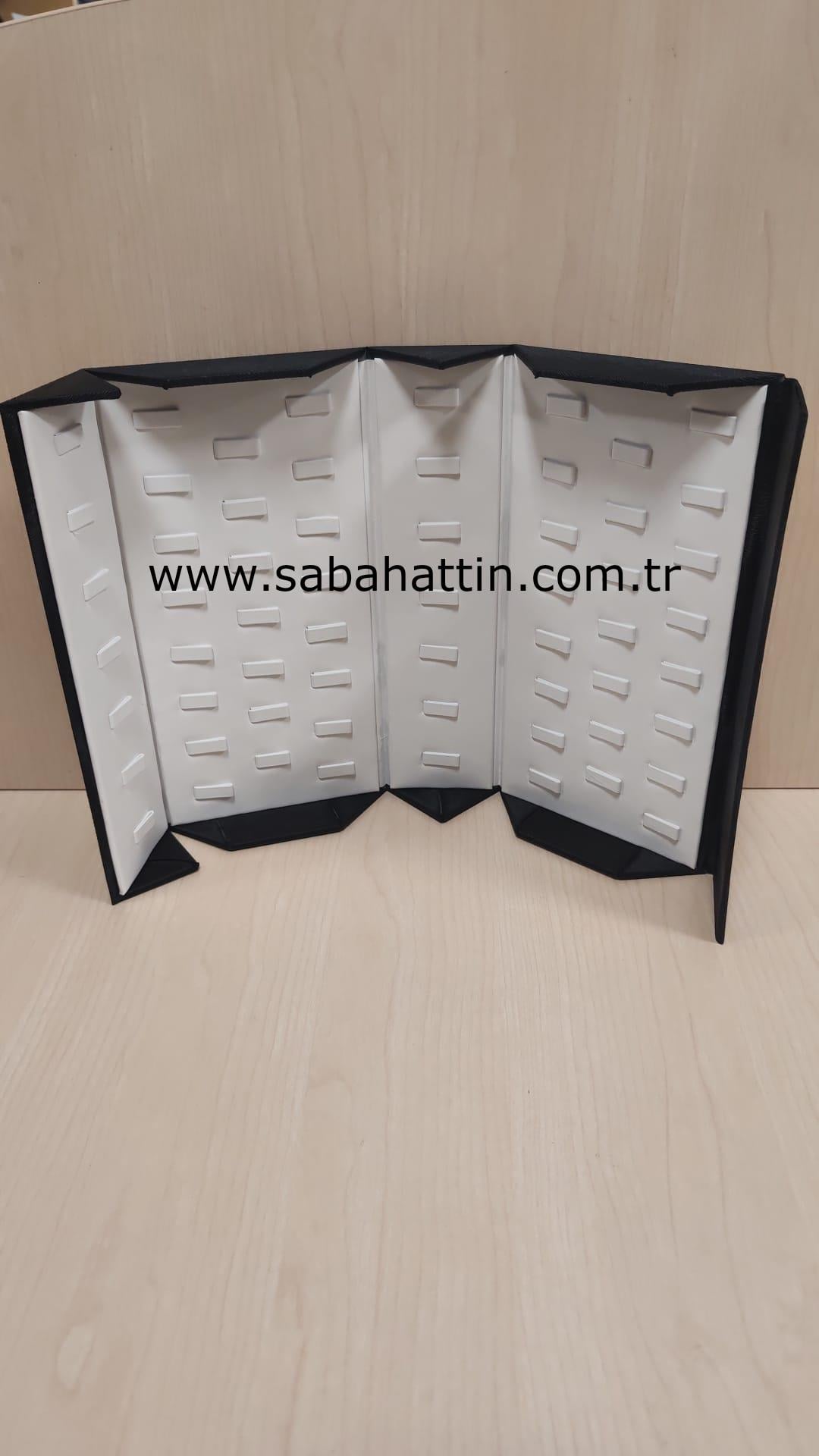 KATLANABİLİR YÜZÜK KUTUSU CAMSIZ ÇOKLU , FOLDING RING BOX  FOR MANY RING  WHOLESALE