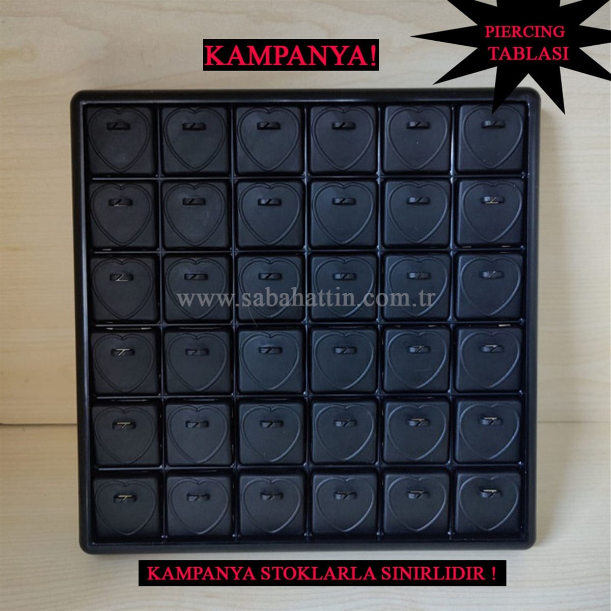 PLASTİK PIERCING TABLASI , PLASTIC PIERCING TRAY 