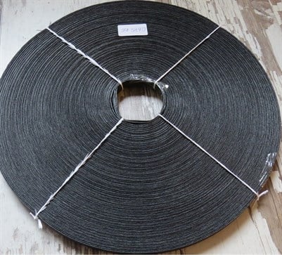 KRAFT İP YASSI 15mm SİYAH  1,00 KG