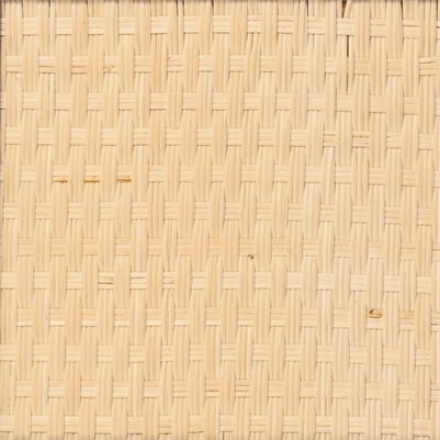 DOĞAL 3mm X 3mm X 3mm YARI YUVARLAK KOR KAPALI ÖRGÜ BAMBU HASIR 75 CM