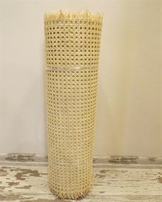 STANDART KLASİK DELİKLİ DOĞAL ÖRGÜ BAMBU HAZERAN HASIR 60 CM