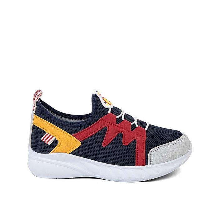 Lacivert Kırmızı Anorak Erkek Çocuk Spor Ayakkabı