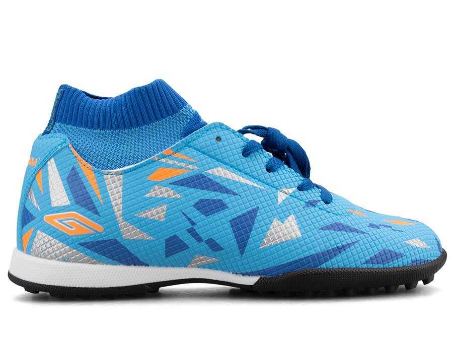 Mavi Çoraplı Çocuk Halısaha Ayakkabı