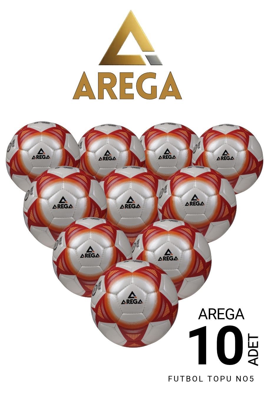 10 Adet Arega Maç Topu MSB-40552 001