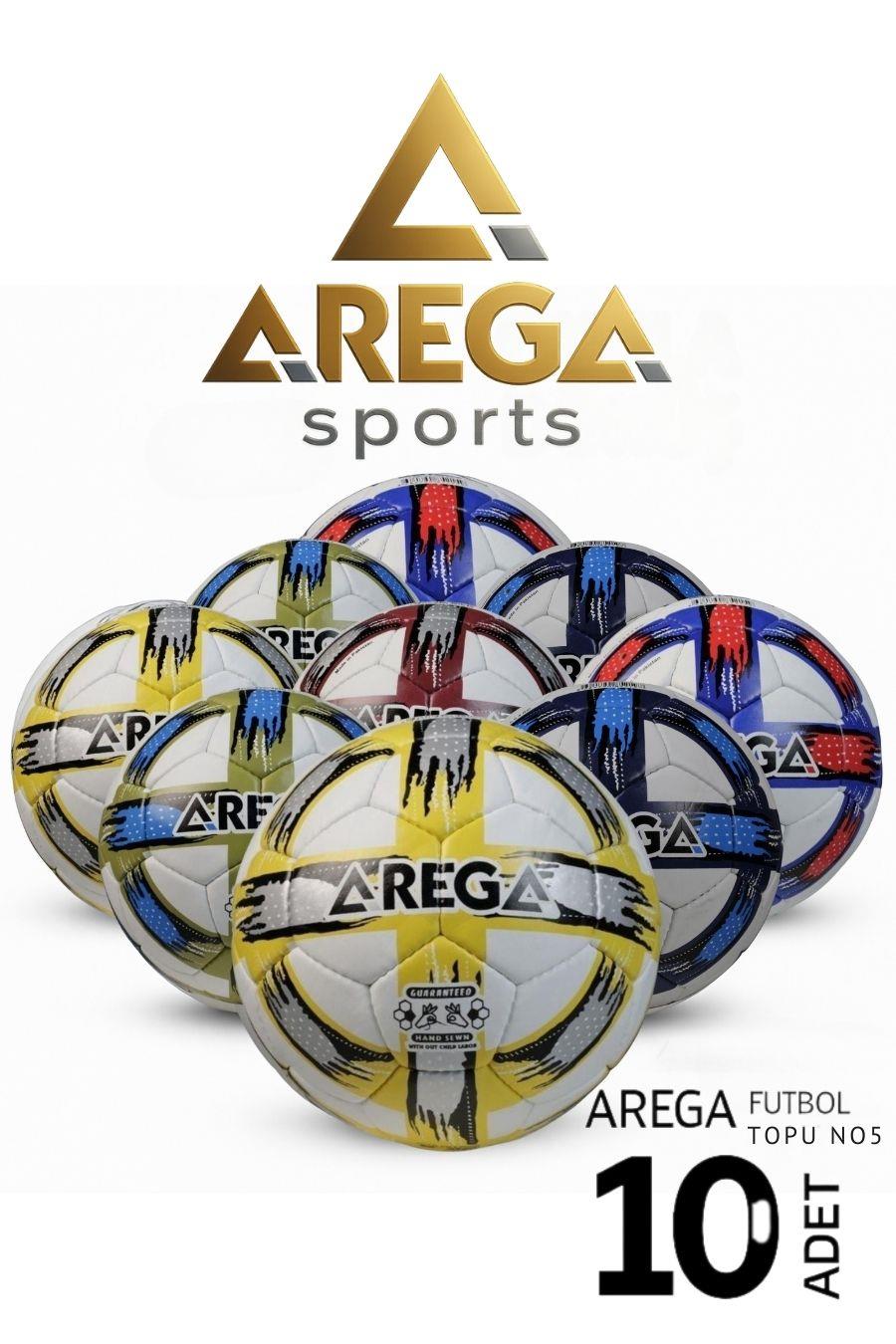 Arega Futbol Antrenman Topu TSB-40752 06 (10 Adet Karışık Renk)