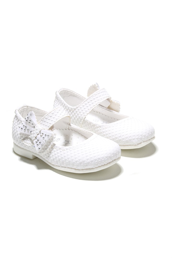 Beyaz Kız Bebe Ayakkabısı | Bulin Ayakkabı - Kız Çocuk Ayakkabı