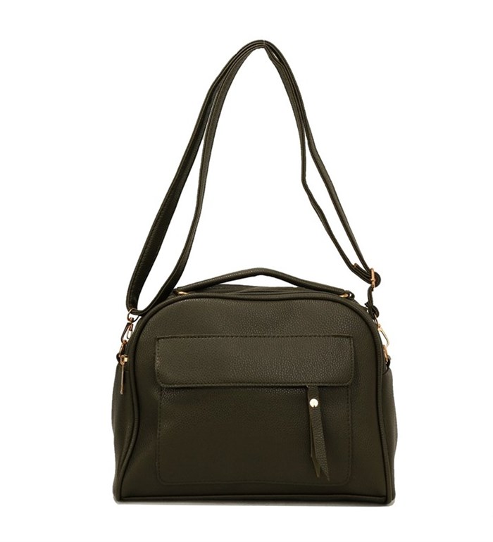 Çok Gözlü Yumuşak Derili Çapraz Kadın Çanta