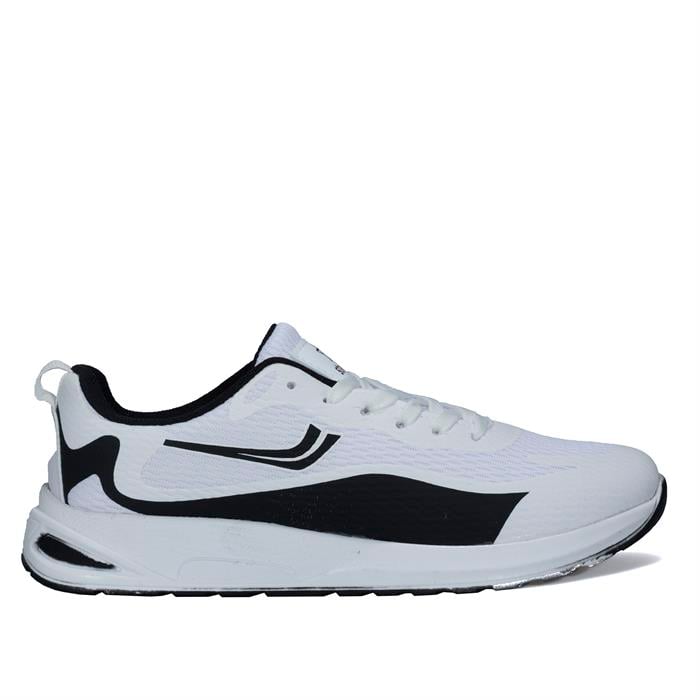 STARWAY Beyaz Siyah Yüksek Taban Spor Ayakkabı