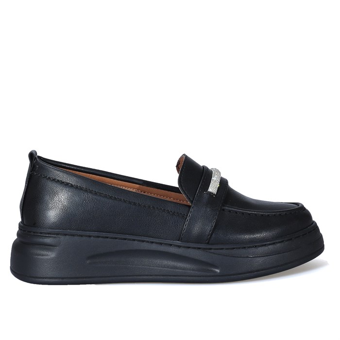 Taş Detaylı Casual Siyah Kadın Ayakkabı