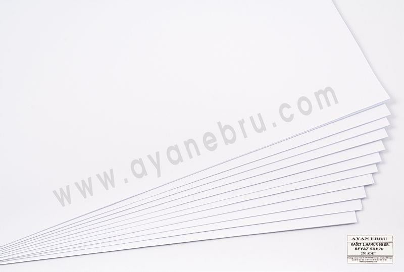 Kağıt Beyaz 1.Hamur 90gr.50x70 250 adet