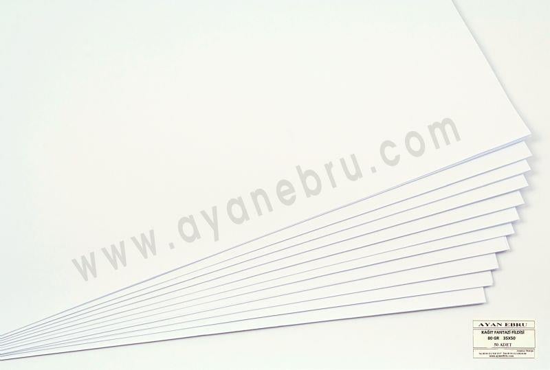 Kağıt Fantazi Fildişi 80 gr 35*50 50 adet