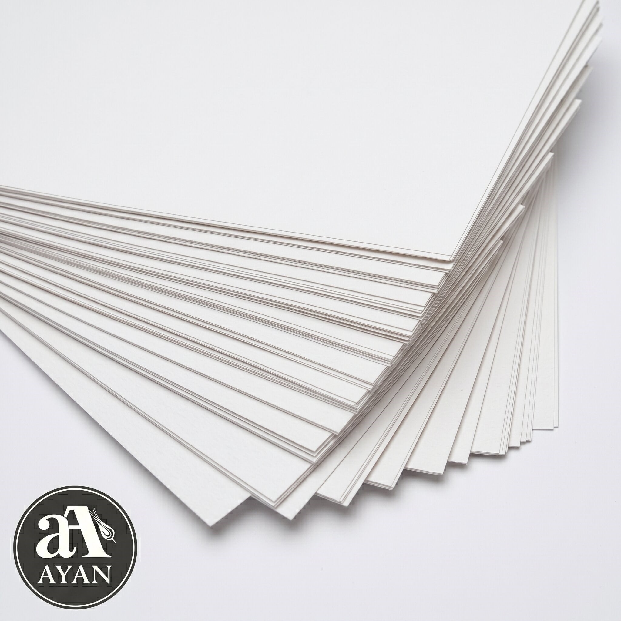 Ayan Ebru Kağıdı Beyaz 1. Hamur 35x50 cm 90 gr 100 Adet