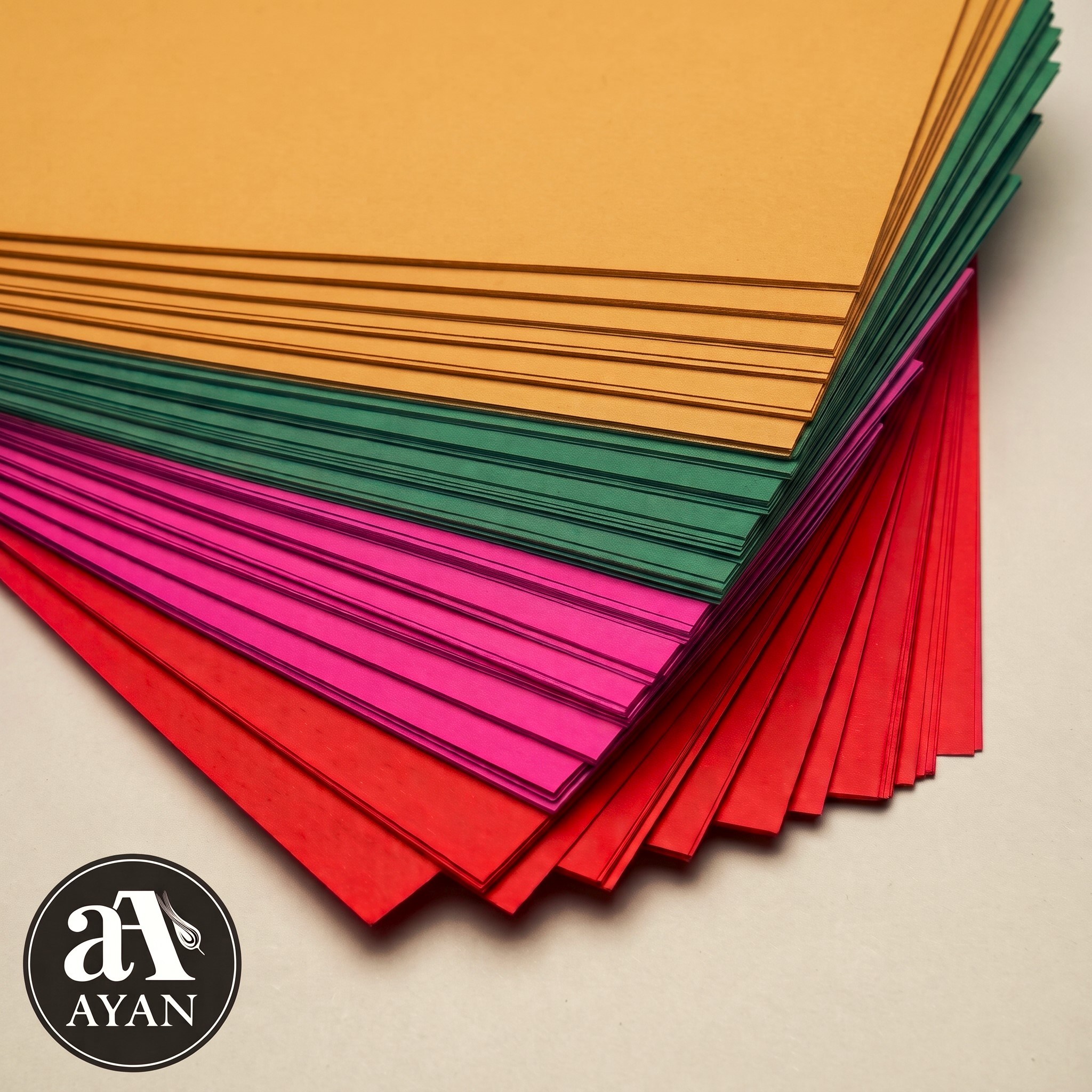 Ayan Fantazi Kağıt Seti Akdeniz 35x50 cm 120 gr 20 Adet (4 Renk x 5)