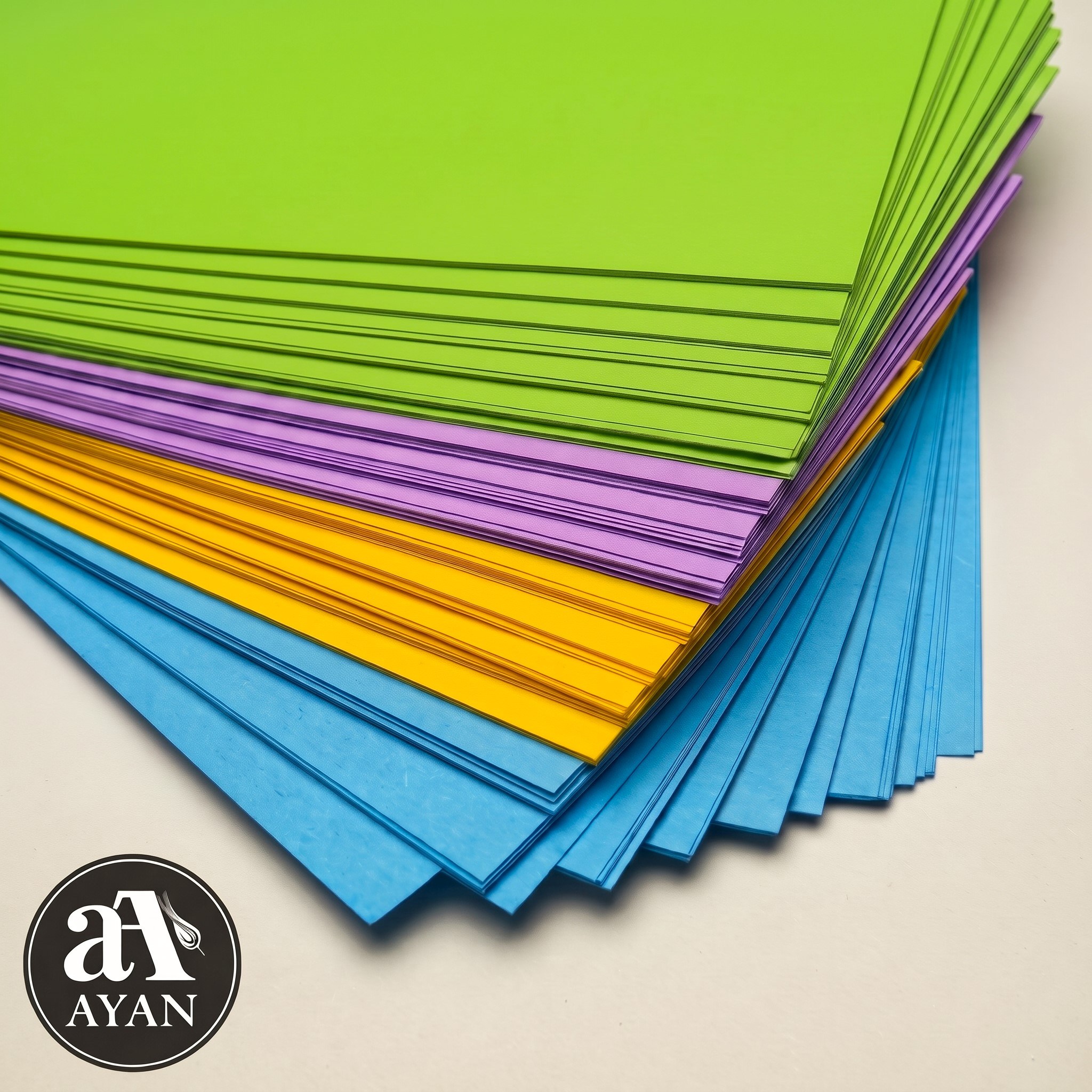Ayan Fantazi Kağıt Seti Ege 35x50 cm 120 gr 20 Adet (4 Renk x 5)