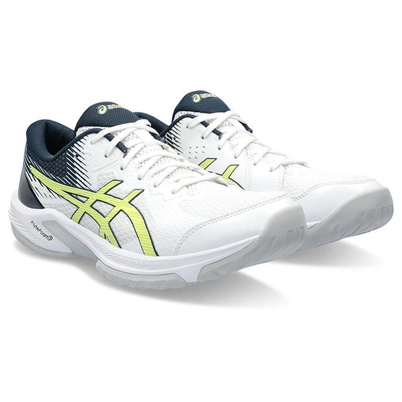 Asics Beyond-FF Erkek Beyaz-Sarı Voleybol Ayakkabı