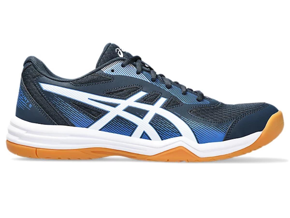 Asics Upcourt 5 Erkek Mavi-Beyaz Voleybol Ayakkabı