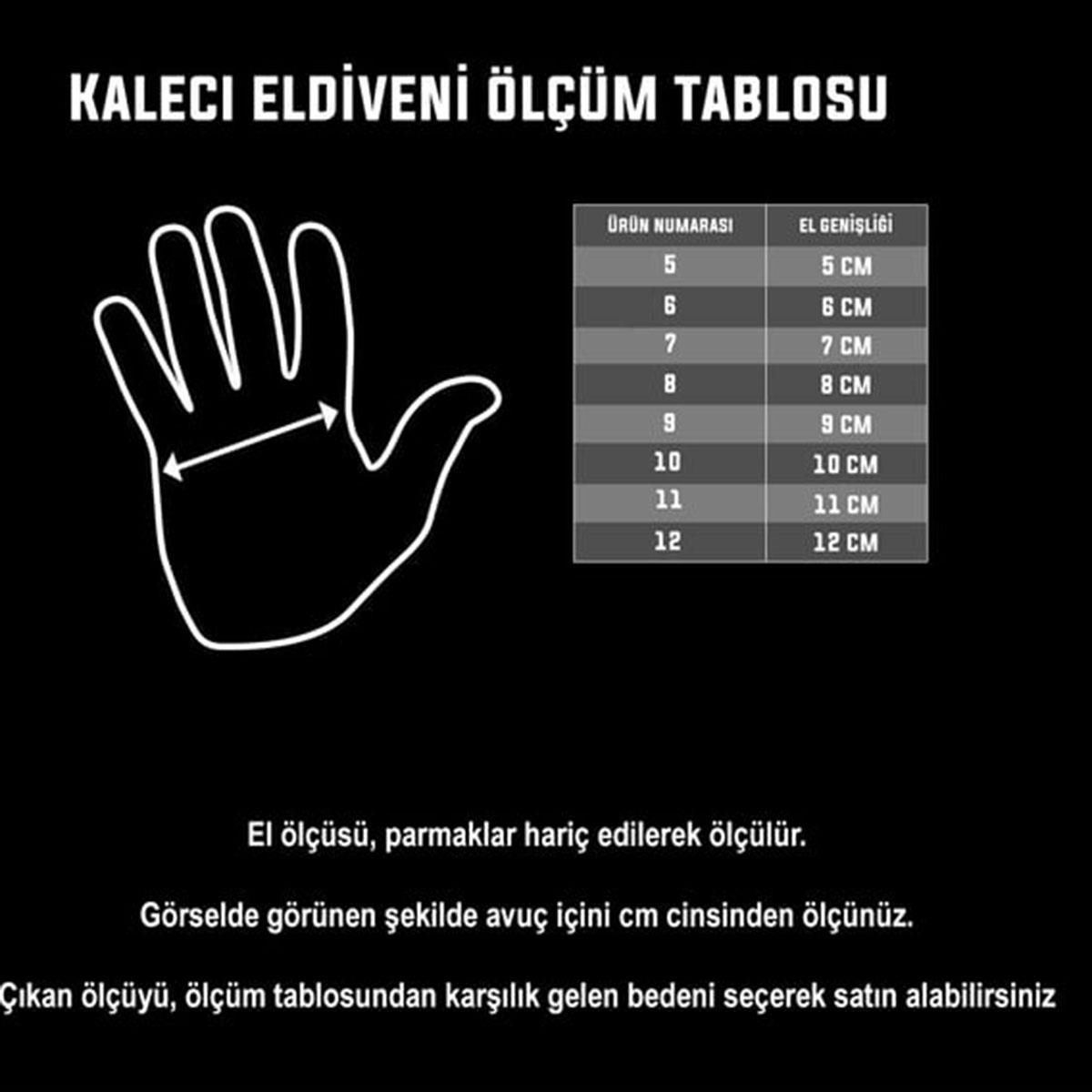 Seftil Atlantis Kaleci Eldiveni Beyaz-Kırmızı