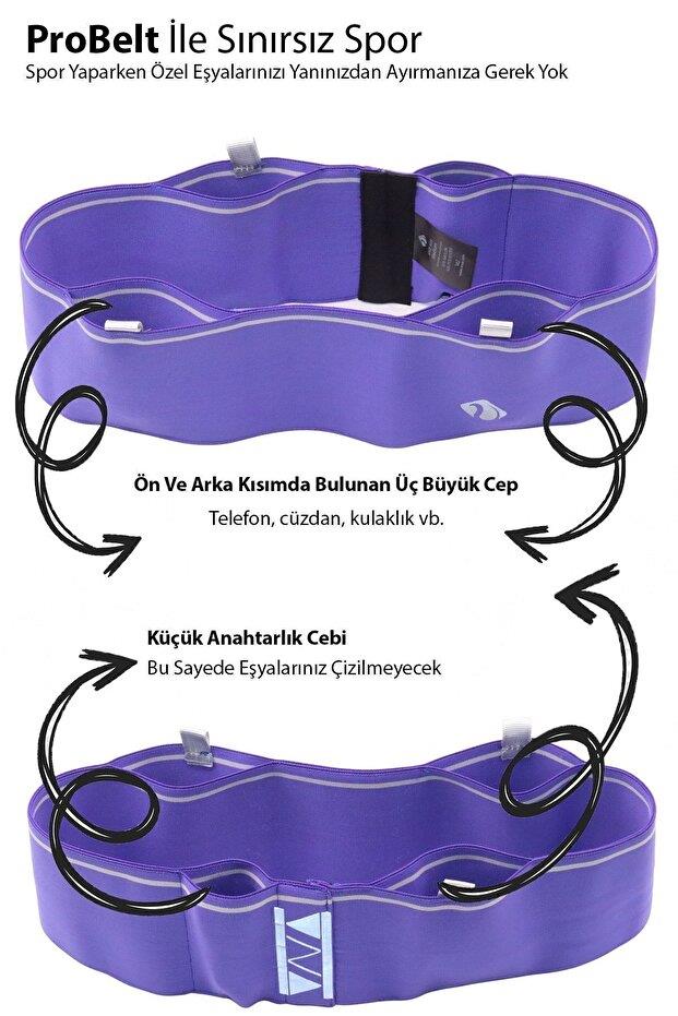 BEL KEMERİ 35 CM - MÜRDÜM GRİ - MKB 603