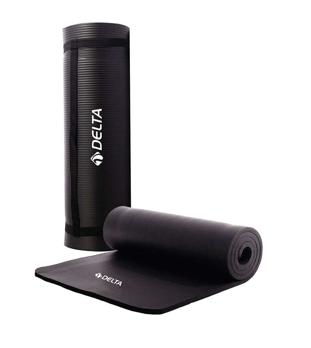 Delta Pilates Minderi 180x60cm10 mm-Siyah