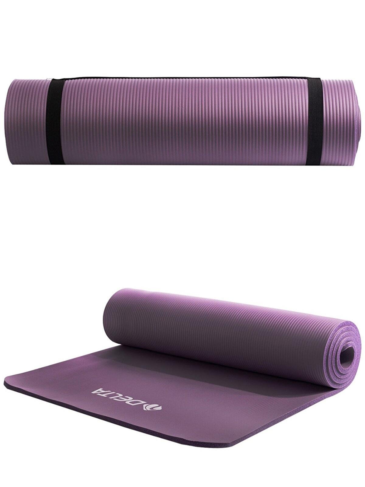 Delta Pilates Minderi-Yoga Matı 180x60cm16mm-Mor