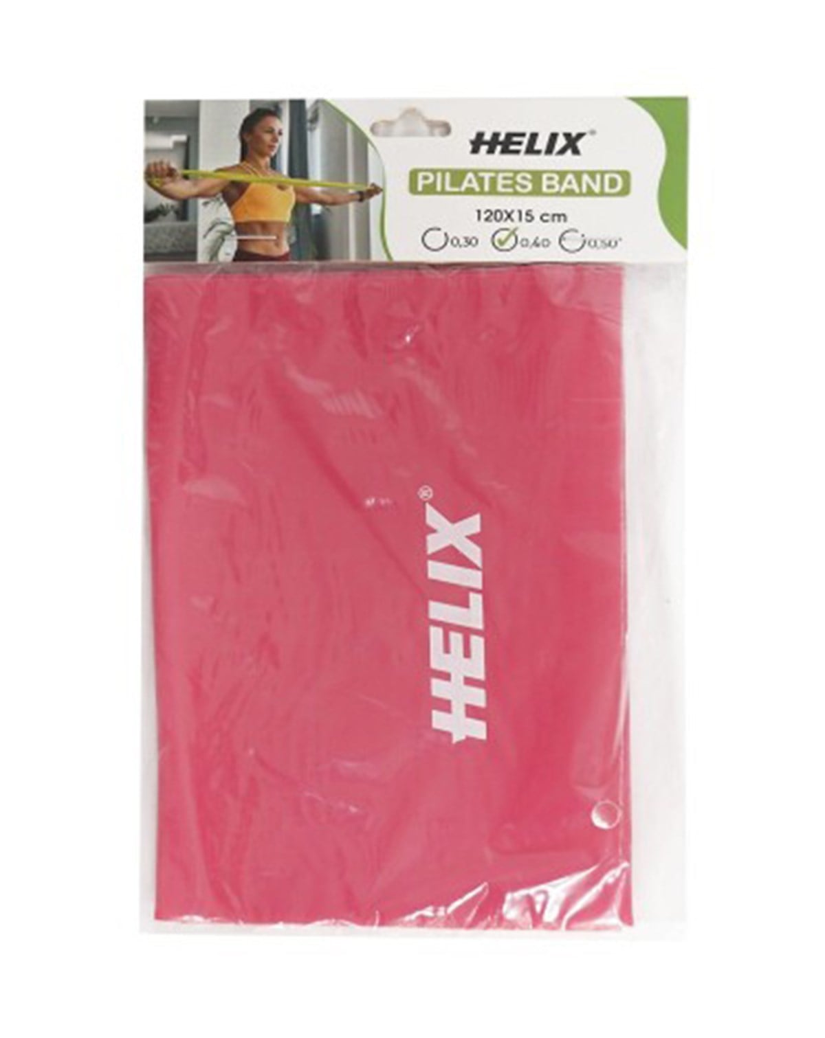 Helix Pilates Bandı Pembe 120x15cm
