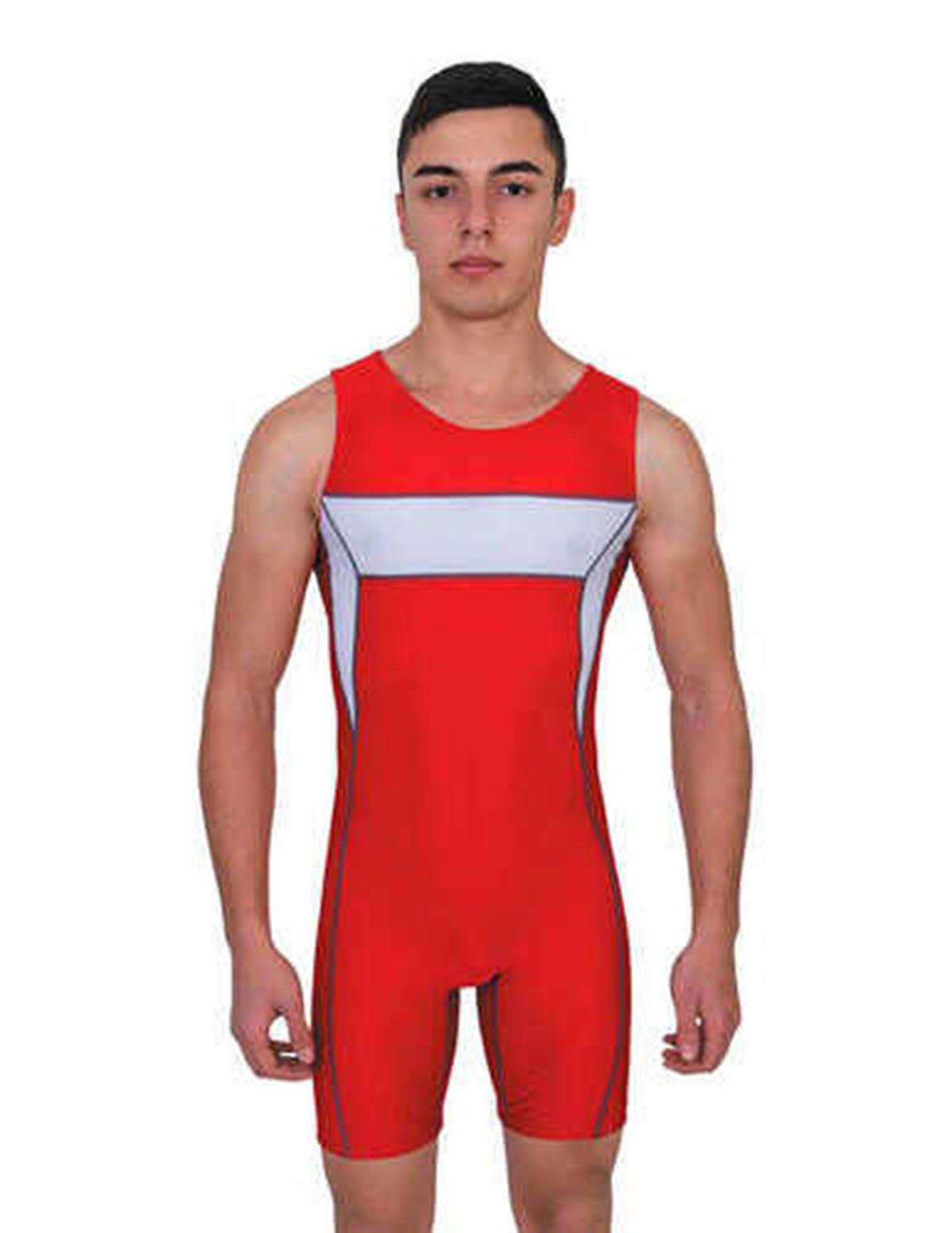 Karacan 557 Erkek Güreş Mayosu / Kırmızı